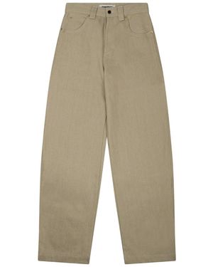 DARKPARK Barrel Leg Carpenter Audrey Trousers - Natural