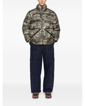 Stussy Short Down Jacket - Gray