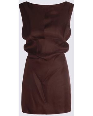 KHAITE Dresses Almandine-Donna - Marrone