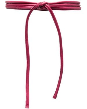 FURLING BY GIANI Filo Leather Belt - Red