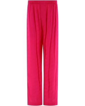 Balenciaga "Bb Monogram" Pants - Red