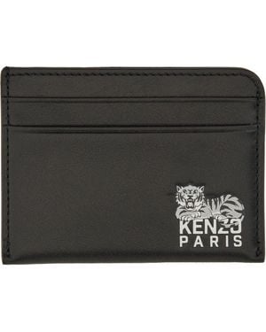 KENZO Card Holder With Logo - Black