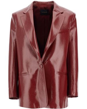 ANDAMANE Blazer Guia Effetto Naplak - Rosso