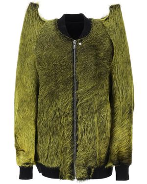 Rick Owens Bomber Jumbo Tec Flight - Verde