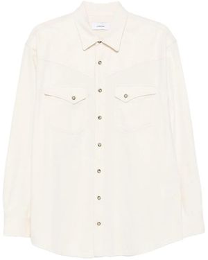 Lardini Double-Pocket Shirt - White