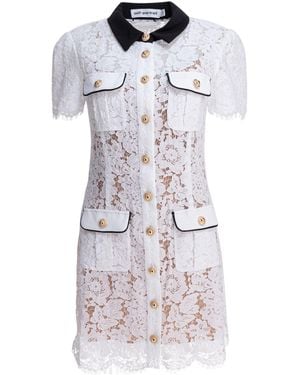 Self-Portrait Dresses White