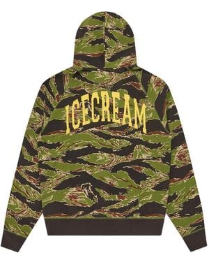 ICECREAM Cotton Hoodie - Green