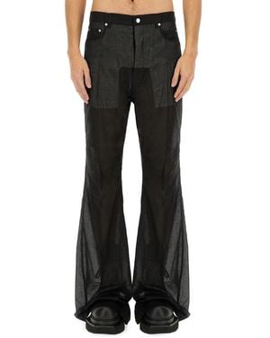 Rick Owens Bootcut Pants - Black