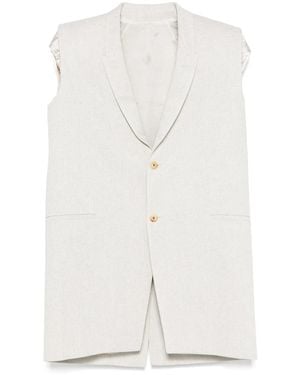 Rick Owens Waistcoats - Natural