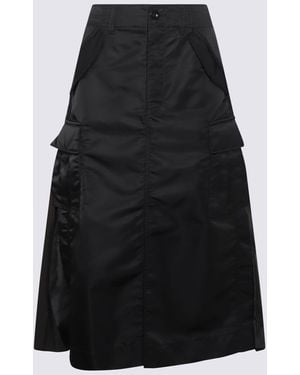 Sacai Skirts Blacks And Greys