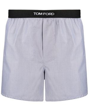 Tom Ford Cotton Shorts - Blue
