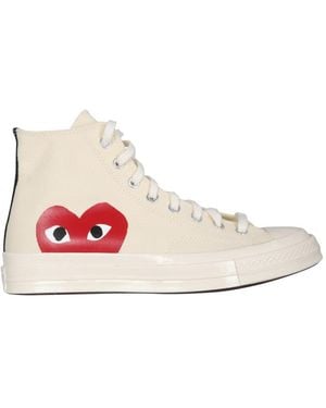 comme des garcon play x converse Chuck 70 Sneaker - White