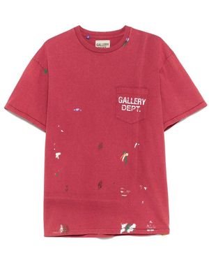 GALLERY DEPT. T Shirt Cotone-Uomo - Rosso