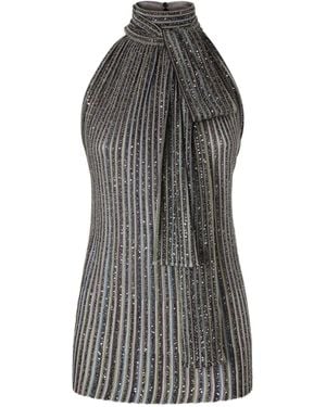 Missoni High-Nek Top - Grey