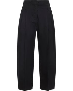 Alaïa Tailored Merino Wool Pants-Donna - Blu