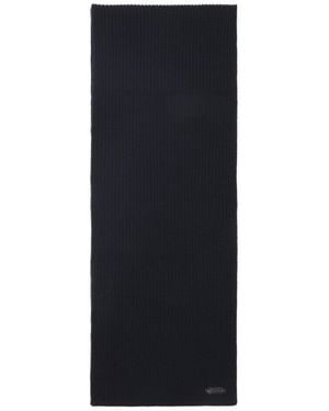 Brioni Midnight Wool Knit Scarf-Uomo - Nero