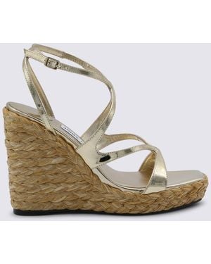 Jimmy Choo Flat Shoes Brown - Metallic