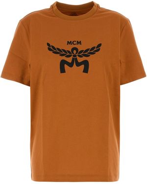 MCM Cotton T-Shirt - Brown