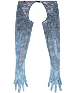 Diesel X Fenty By Rihanna C-Lace-Bolero Top - Blue