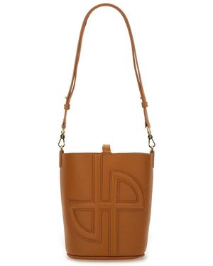 Patou Bucket Bag-Donna - Marrone