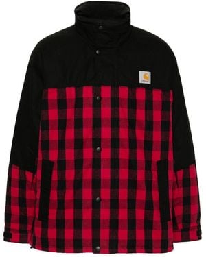 JUNYA WATANABE COMME DG X Carhartt Checked Jacket - Red