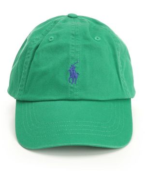 Polo Ralph Lauren Cotton Chino Cap Hats - Green