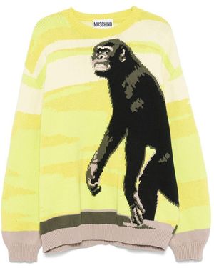 Moschino Maglioni Pelle-Uomo - Giallo