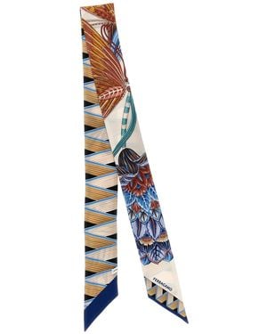 Ferragamo Giada Fly Scarves And Foulards - Blue