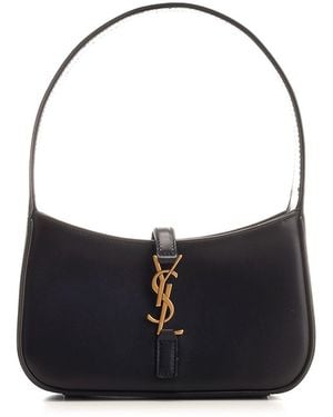 Saint Laurent Le 5 À 7 Small Leather Goods - Blue