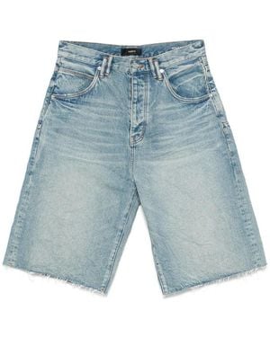 Purple Brand Cotton Shorts - Blue