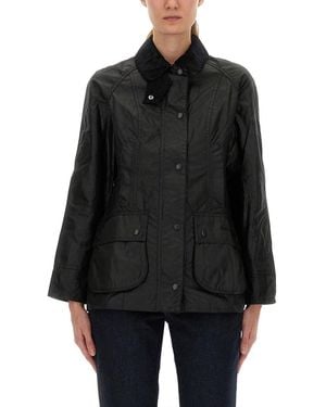 Barbour Waxed Jacket "beandell" - Black