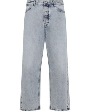 Jil Sander Antartic Cotton 183 Aw 23 Treated Pants - Blue