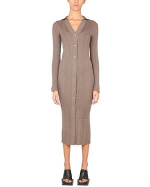 REMAIN Birger Christensen Kori Dress - Natural