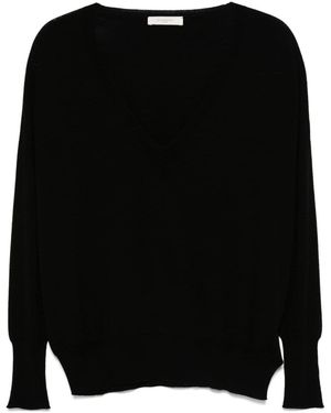 Zanone Maglione Con Scollo A V - Nero