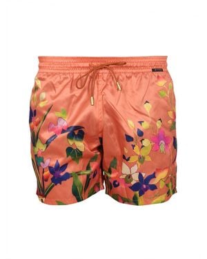 Etro Boxer Swimsuit-Uomo - Arancione