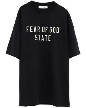Fear Of God Cotton T Shirts - Black
