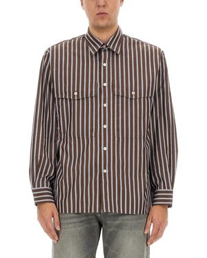sunflower Shirt "Notes"-Uomo - Marrone