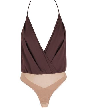 Elisabetta Franchi Top - Brown