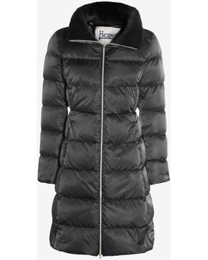 Herno Coats Blacks And Greys