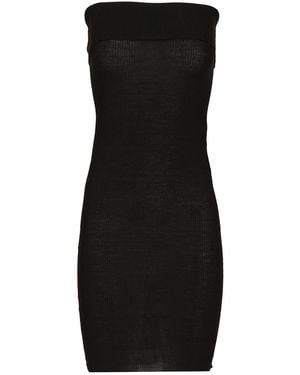 Rick Owens Athena Rib Knit Knitwear - Black