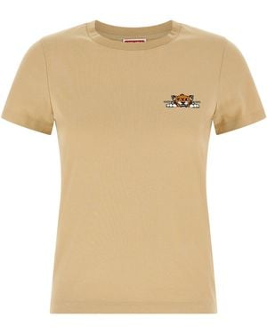KENZO Happy Tiger' T-Shirt - Natural