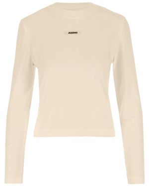 Jacquemus Le Gros Grin Long-Sleeve T-Shirt - White