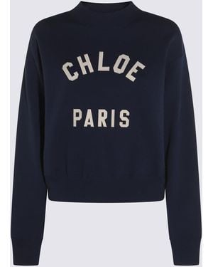 Chloé Jumpers Classic Navy - Blue