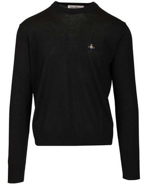 Vivienne Westwood Alex Sweater Knitwear Nero-Uomo