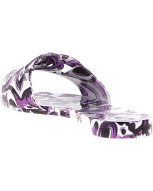 Dolce & Gabbana Beachwear Sandals - Purple