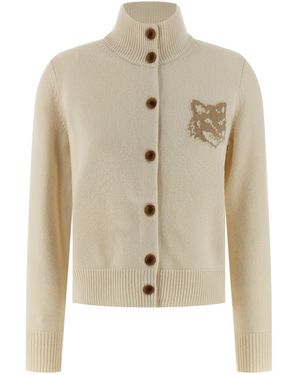 Maison Kitsuné Fox Head Maglioni-Donna - Neutro