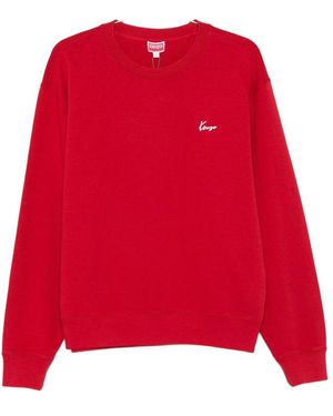 KENZO Cotton Sweatshirts - Red