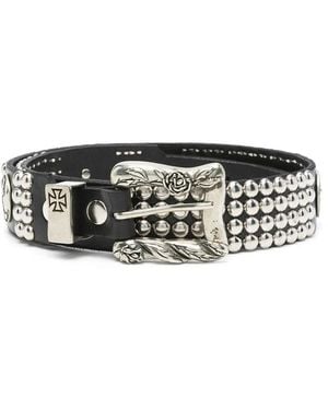 Enfants Riches Deprimes Black Silver Belts