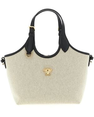 Versace 'La Medusa' Mini Shopping Bag - Metallic