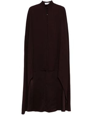 Raquel Diniz High-necked Cape - Black